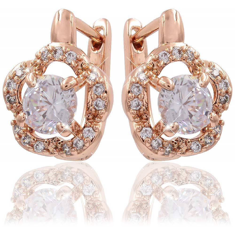 

Серьги белый 1,5 см (Медицинское золото)