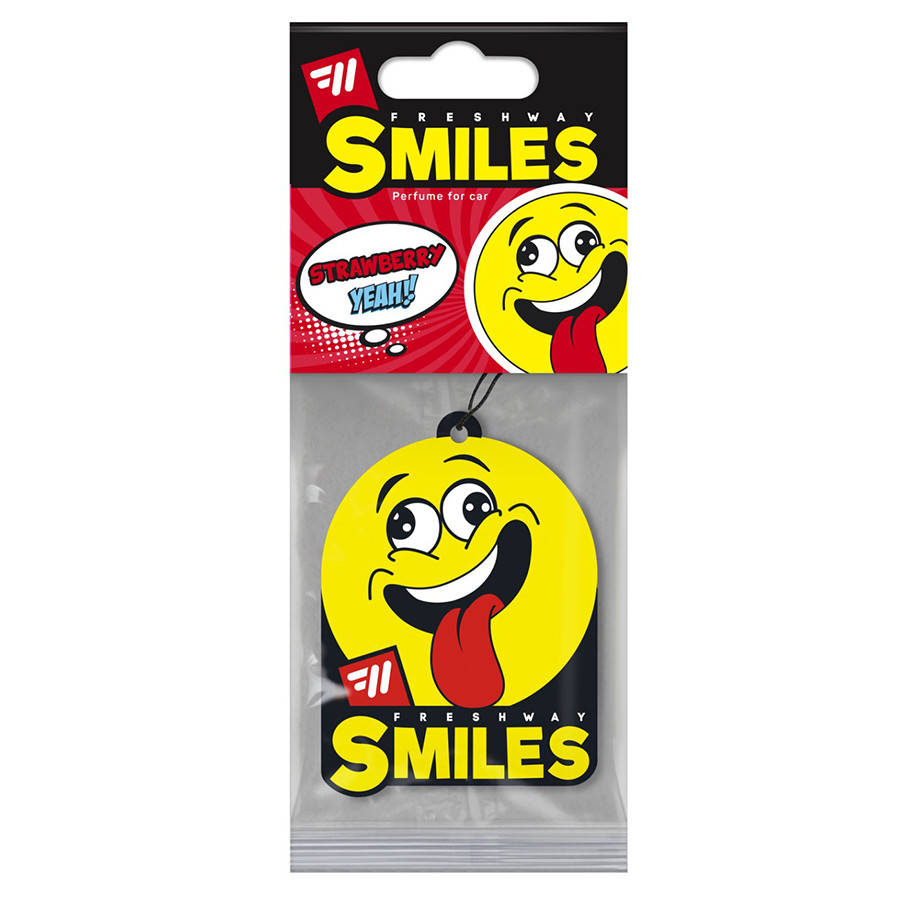 

Ароматизатор сухой листик FreshWay Smiles Dry Strawberry (Клубника)