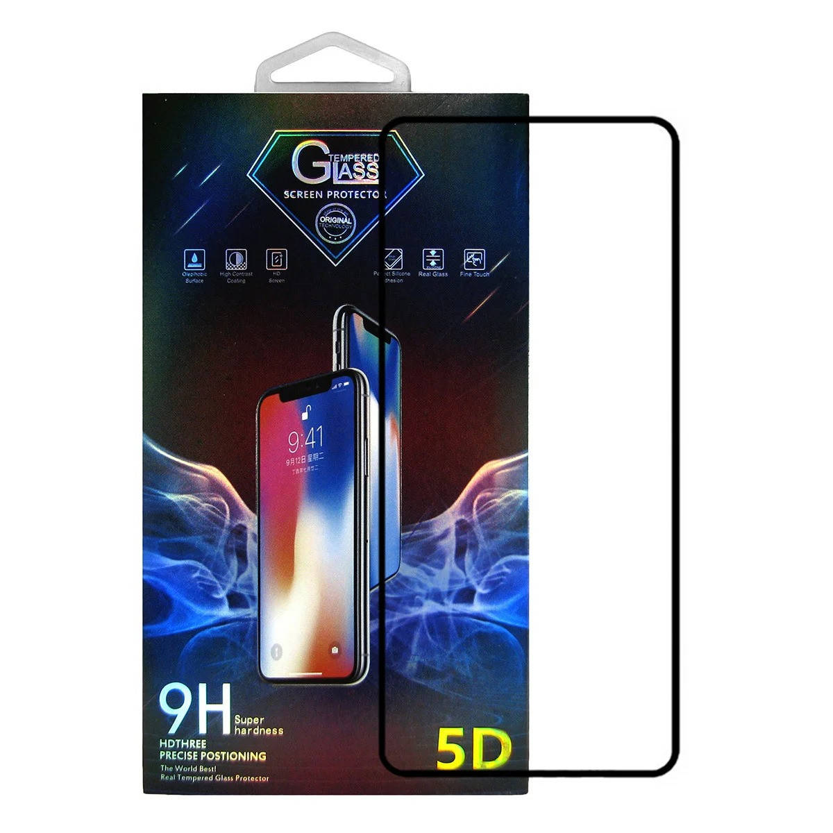 

Защитное стекло Premium Glass 5D Full Glue для Xiaomi Mi 10T Black, Черный
