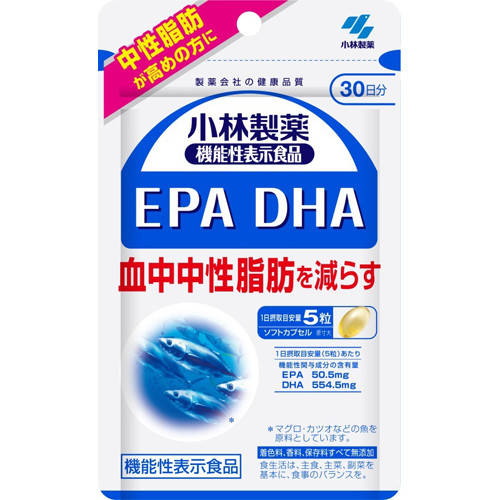 

Kobayashi Pharmaceutical DHA 550 мг EPA 50 мг 150 капсул на 30 дней
