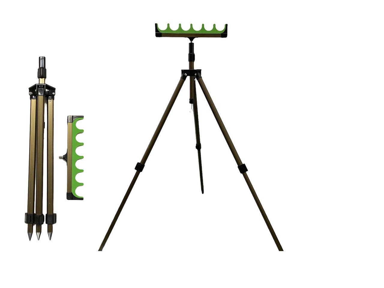 

Фидерная подставка тринога Feima гребенка на 6 секции