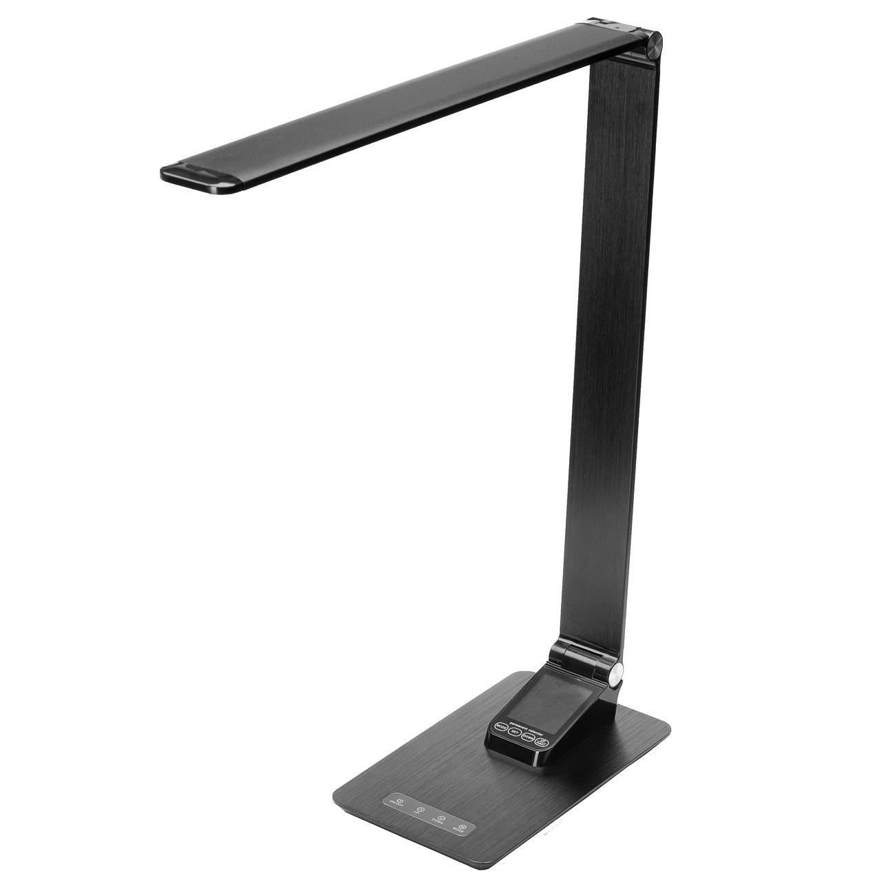 

Настольная лампа Lightrich TC-180 c часами и термометром, Black - Уценка, Черный