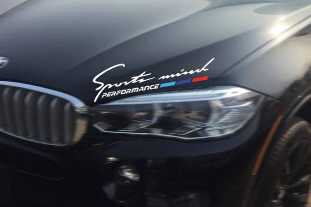 

Наклейки на авто 3D TUNING STUDIO БМВ Sports Mind Performance 280х80х0.15мм=2штуки