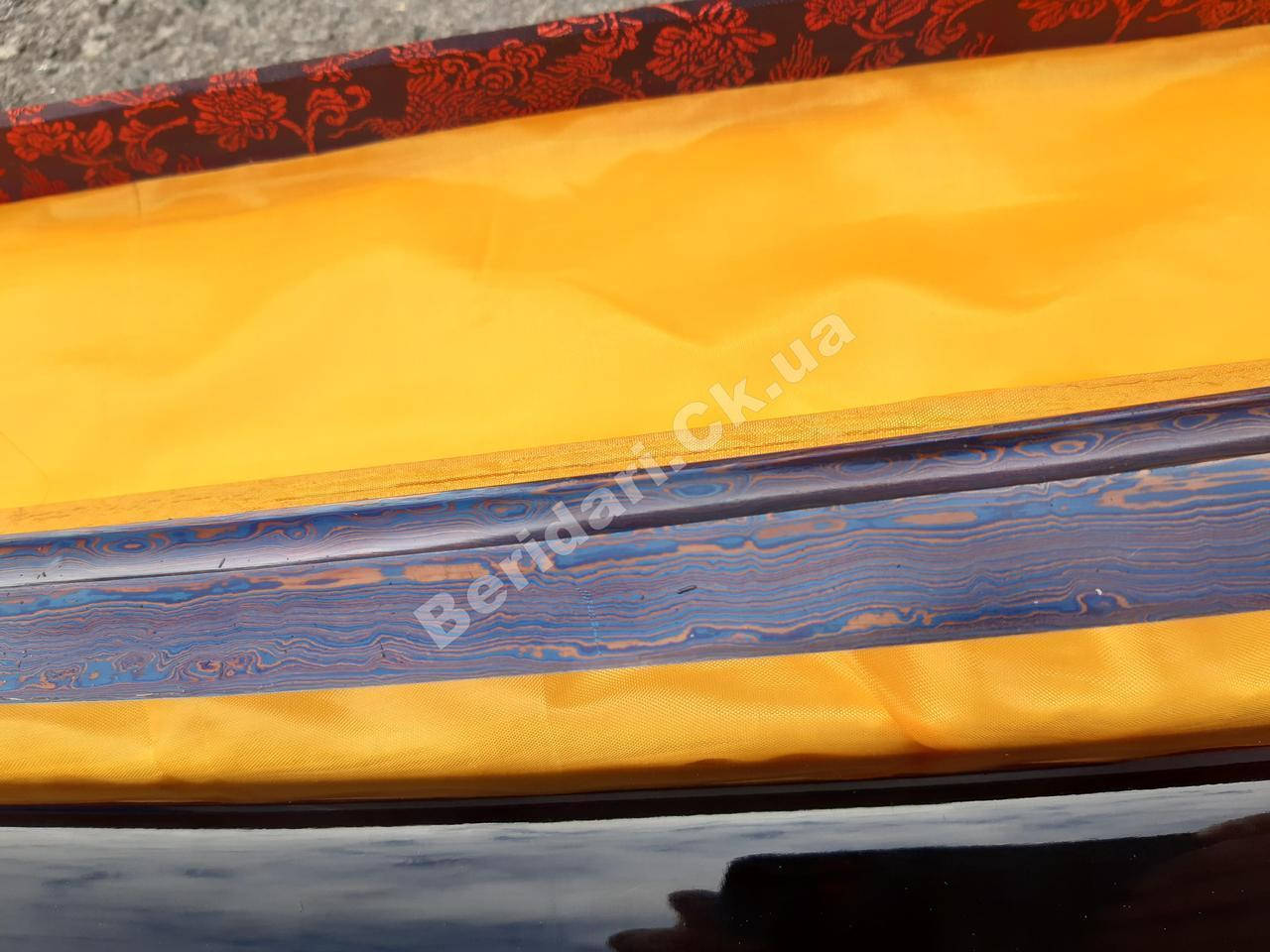 

Самурайский меч катана blue damask в оригинальной подарочной коробке