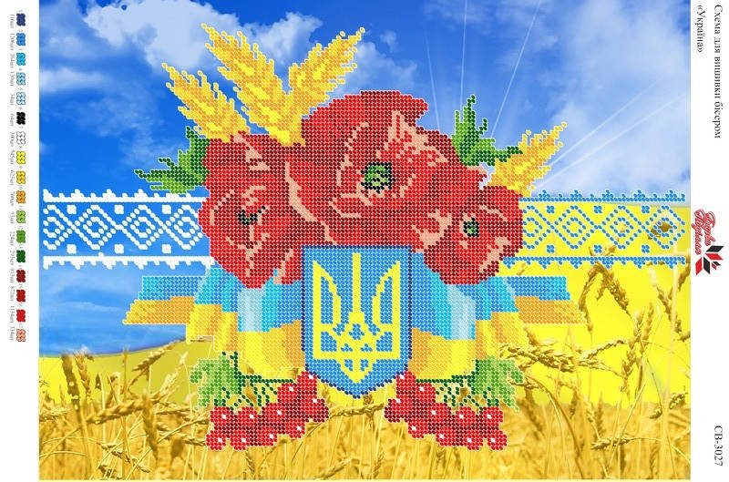 

Вышивка бисером СВ 3027 формат А3