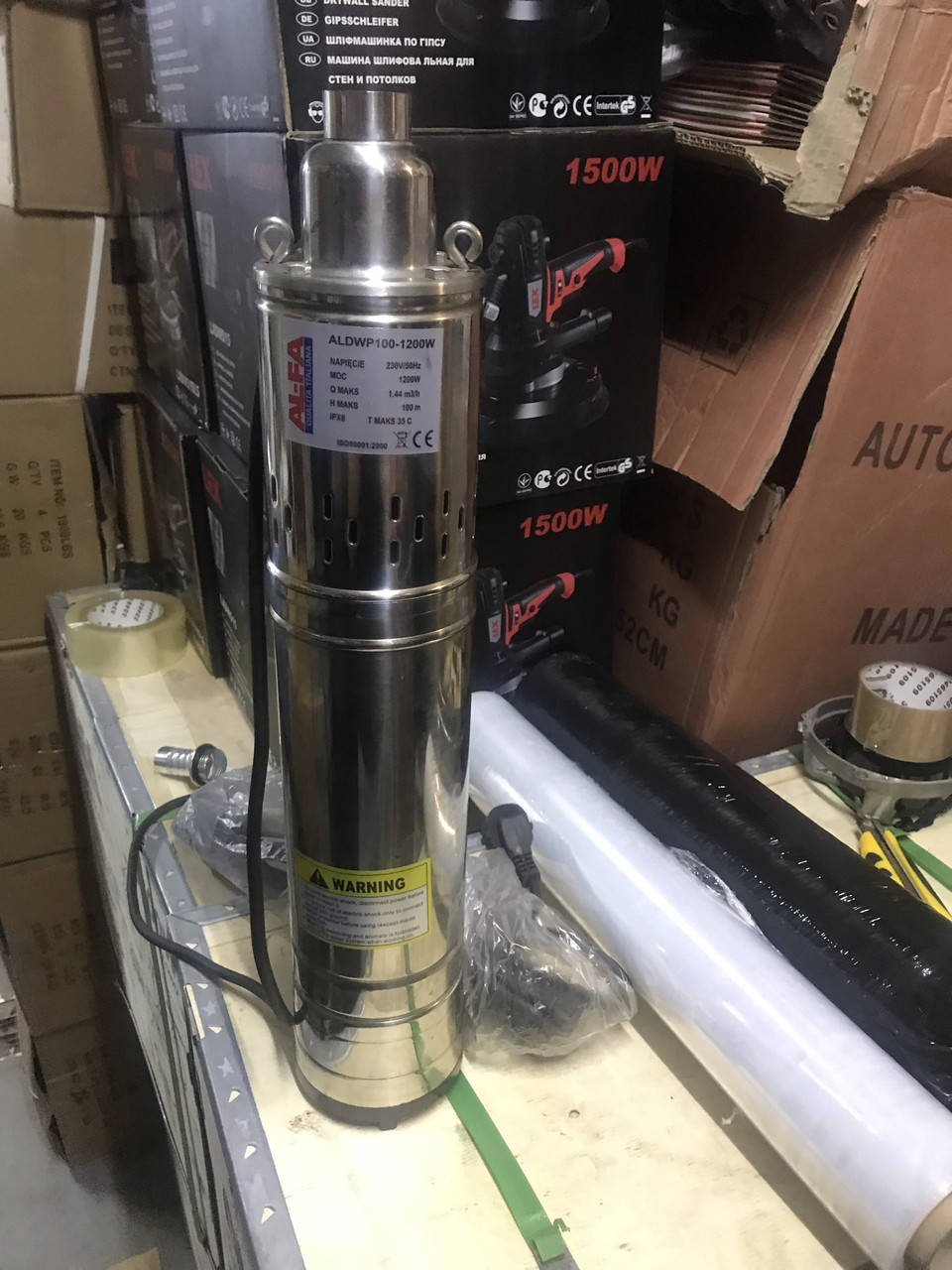 

Глубинный скважинный насос AL-FA ALDWP100 1200W (100м высота подъема)