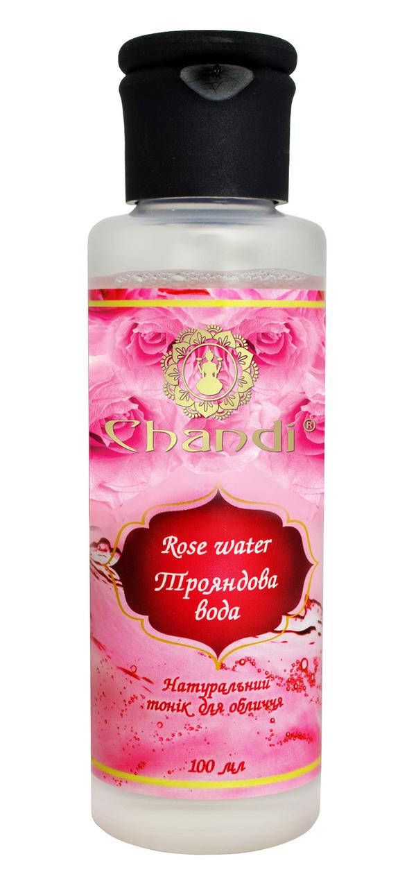 

Натуральная розовая вода (Тоник для лица) Chandi, 100 мл