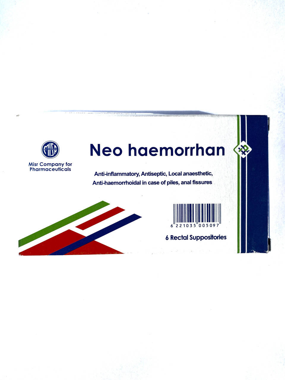 

Свечи при геморрое Neo haemorrhan /Египет/ 6 шт.