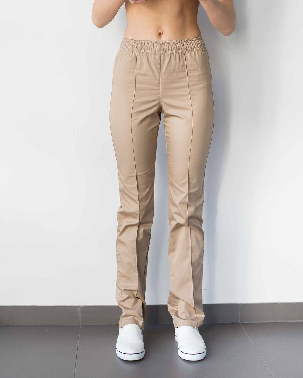 

Медицинские женские брюки песок, Серый