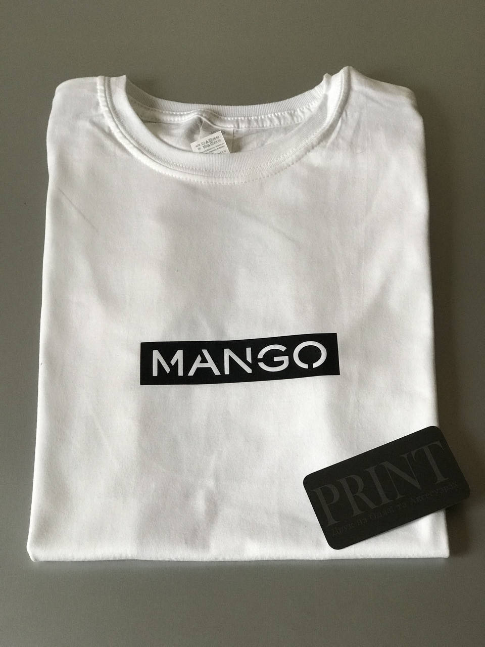 

Женская\Мужская футболка 100% хлопок - MANGO