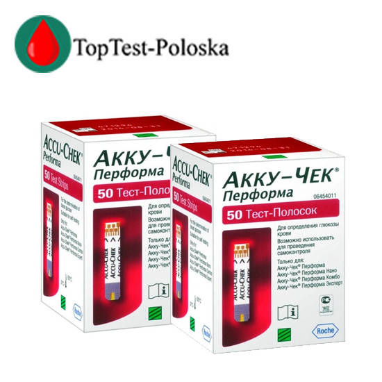 

Тест-полоски Акку-Чек Перформа (Accu-Chek Performa) 100 шт.