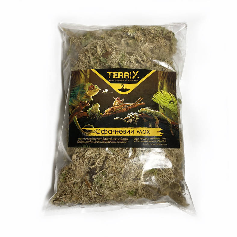 

Мох Сфагнум для террариума Terrix 2 л