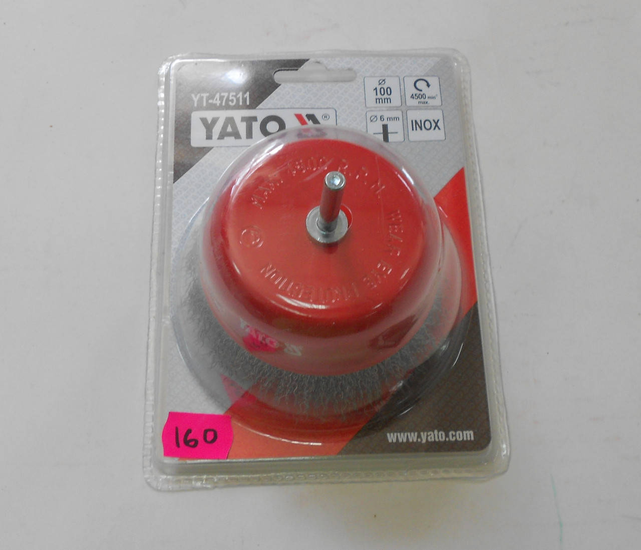 

Щетка по металлу чашечная из рифленой проволоки D 100 мм на дрель