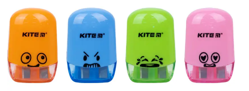 

Точилка "Kite" №K21-367 Emotions асорті,з конт.(12)