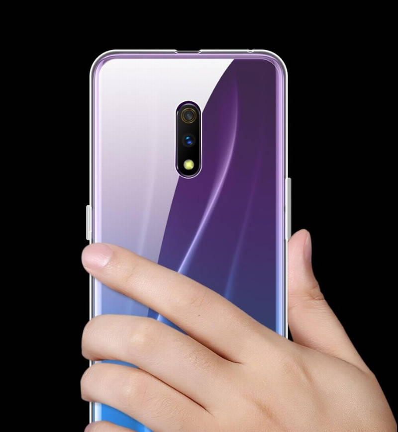 

Ультратонкий 0,3 мм чехол для Realme X прозрачный