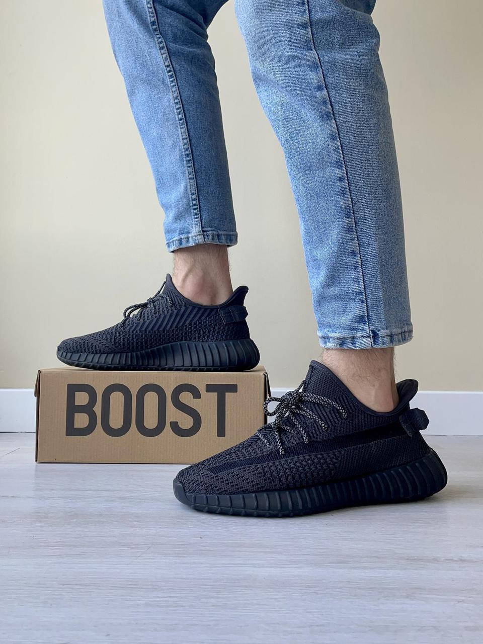 

Кроссовки Adidas Yeesy Boost 350 (темно серые), Темно-серый