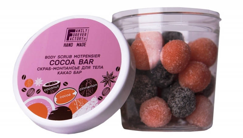 

Скраб-монпансье для тела "КАКАО БАР", 300г Family Forever Factory