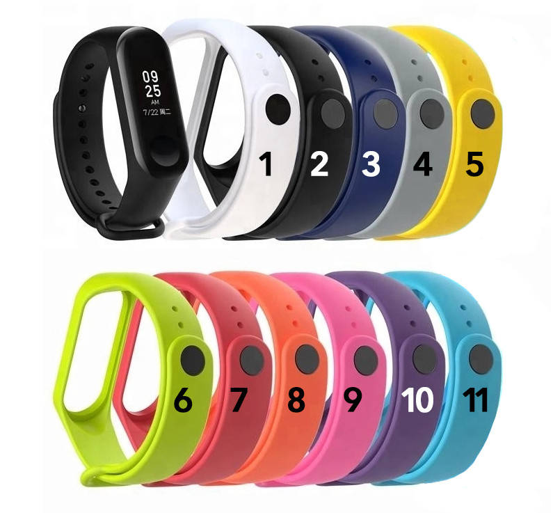 

Ремешки для фитнес-браслетов Xiaomi Mi Band 3 (mrk5123) MiBand