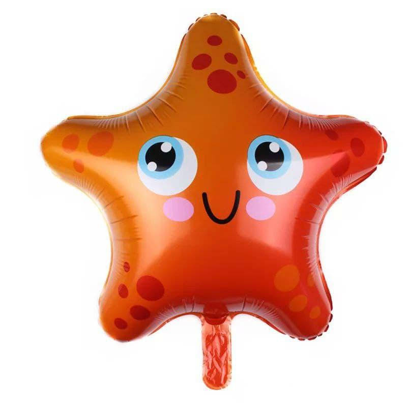 

Фольгированный шар МОРСКАЯ ЗВЕЗДОЧКА 50x56см( 22"), Красный