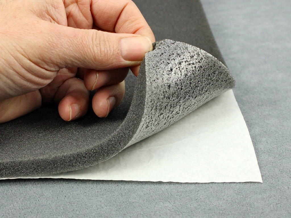 

Антискрип Лайт 10К, лист 50х100 см, толщина 10 мм, прокладочный, антискрипный, звукопоглощаощий материал