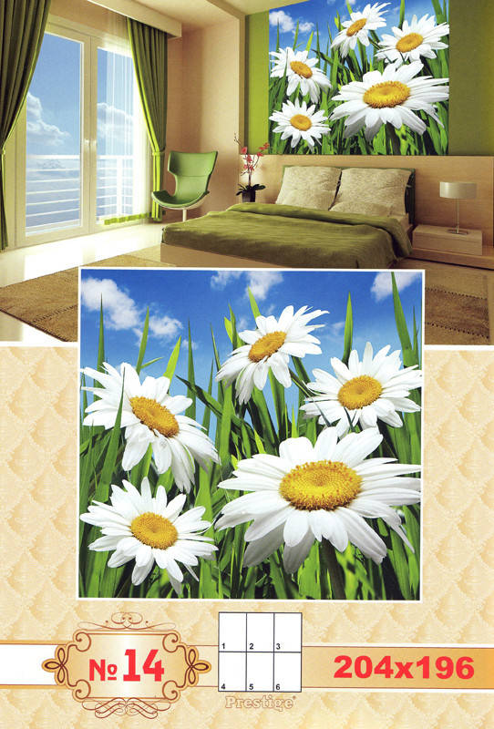 

Фотообои Ромашки №14 Ромашки 204*196 (6л)