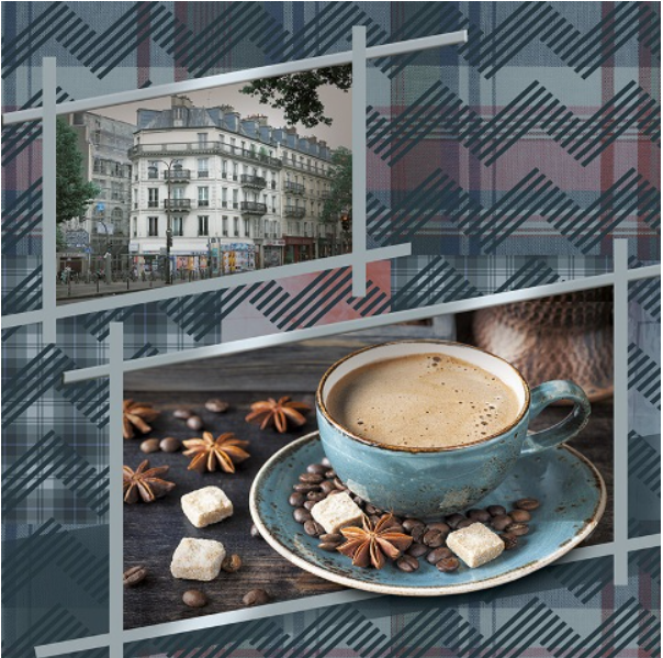 

Подарочный бумажный пакет КВАДРАТ 24*24*10 см Яхта