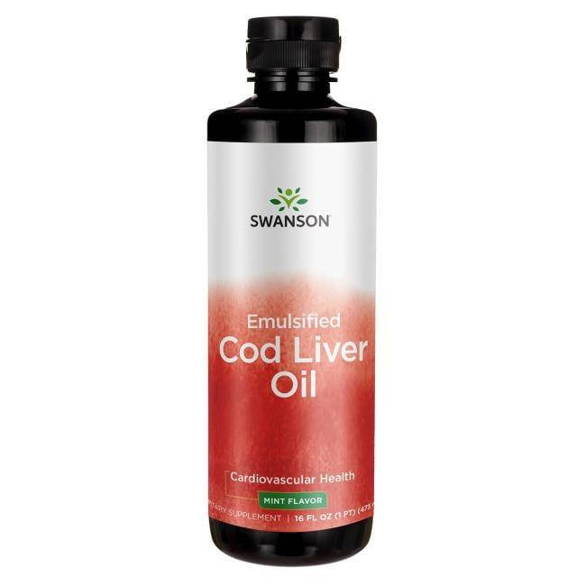 

Масло печени трески, Swanson, Cod Liver Oil, 473 мл