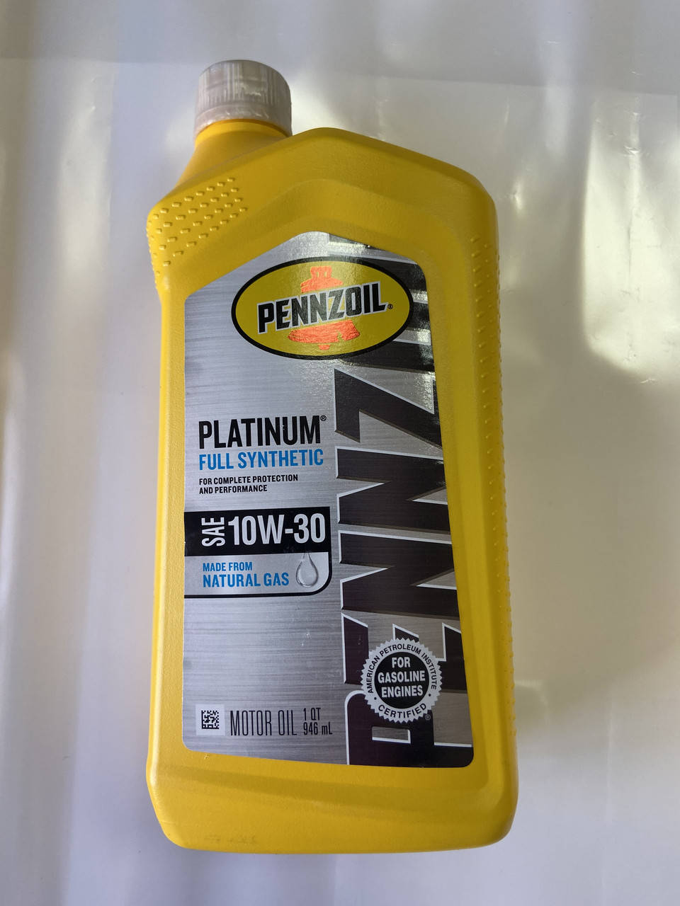 

Моторное масло Pennzoil Platinum SAE10W-30 Chrysler MS-6395 ILSAC GF-5 API SP (0,946 л) USA 550022687