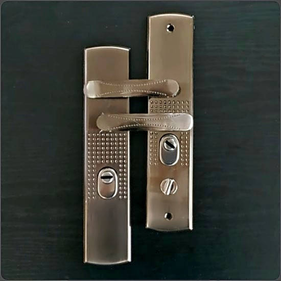 

Дверная ручка на китайские двери Kedr FL-6232 L-R, Сталь