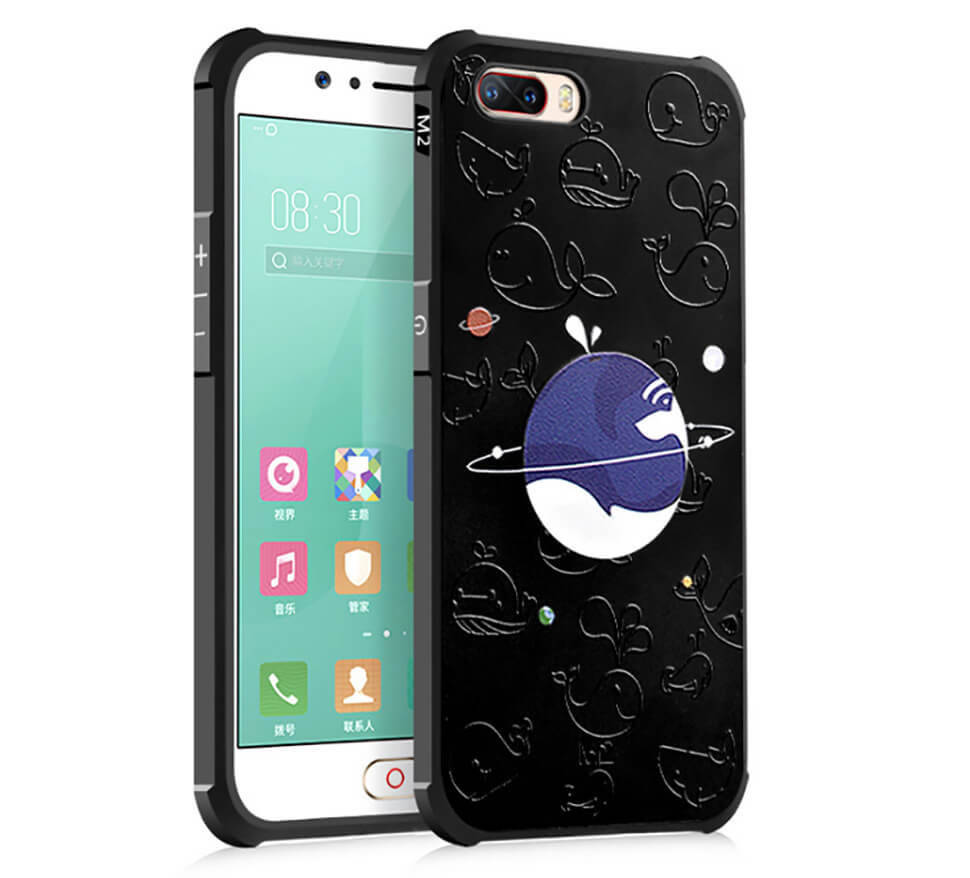 

TPU чехол cocoSe для ZTE Nubia M2 Китенок, Черный