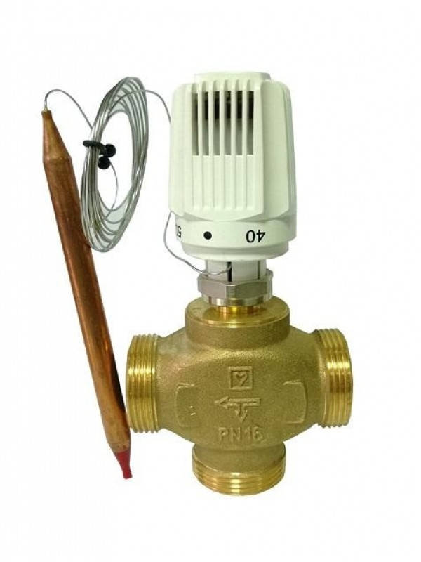 

Трехходовой распределительный клапан Herz Calis 1 1/2" DN32 1776141 + головка 40-70С