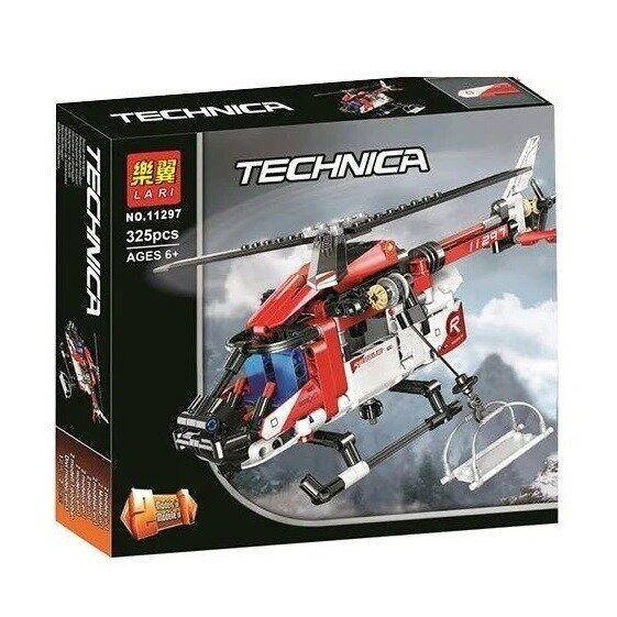 

Конструктор Lari 11297 Technica 2в1 Спасательный вертолет lego 42092 325 дет