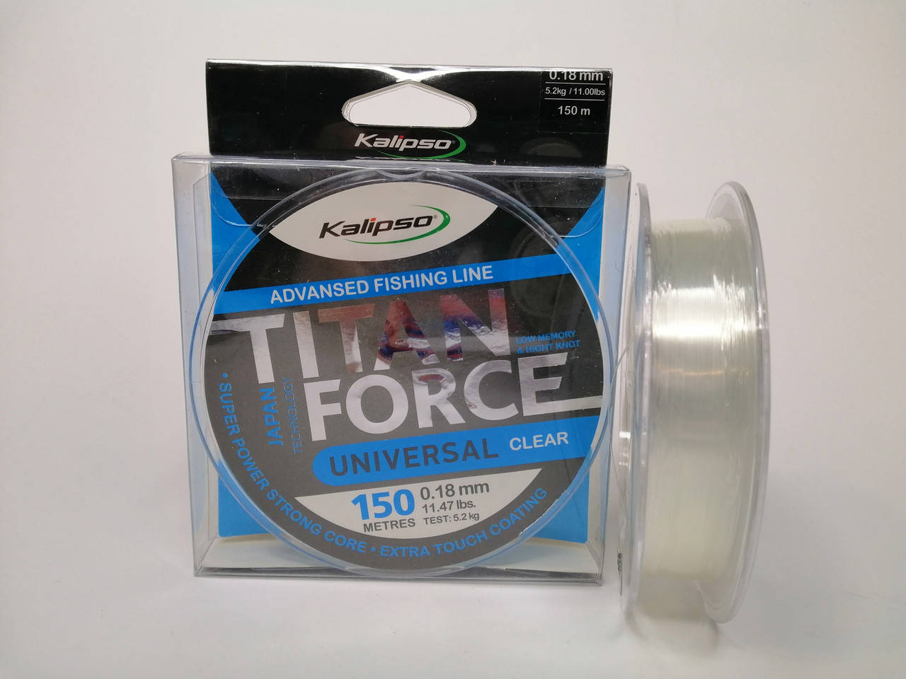 

Леска Kalipso Titan Force Universal CL 150м 0.18мм, Белый