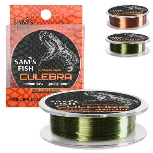 

Леска рыбальская Sams Fish Culebra SFML-030-300S 0.30 мм