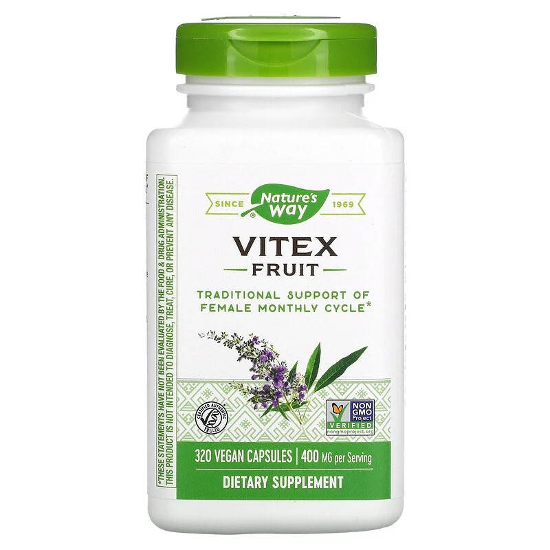

Витекс Nature's Way "Vitex Fruit" авраамово дерево, 400 мг (320 капсул)