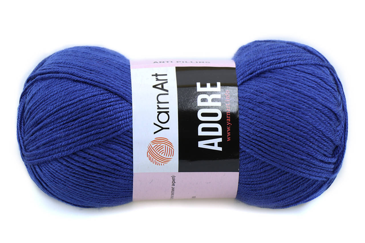 

YarnArt Adore, Индиго №349, Синий