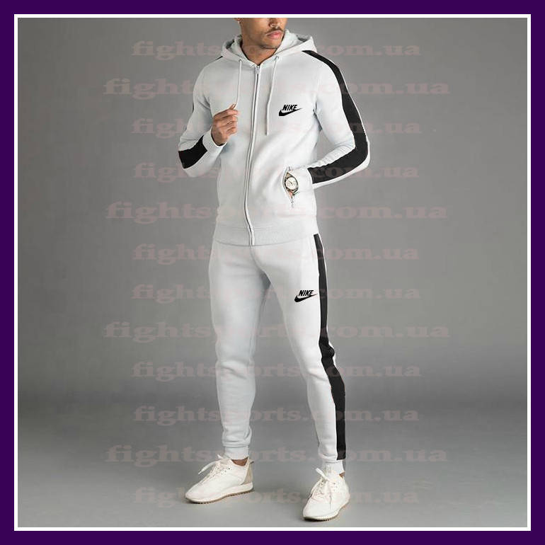 

Мужской Спортивный костюм NIKE (НАЙК) Белый ИНДОНЕЗИЯ "В стиле"