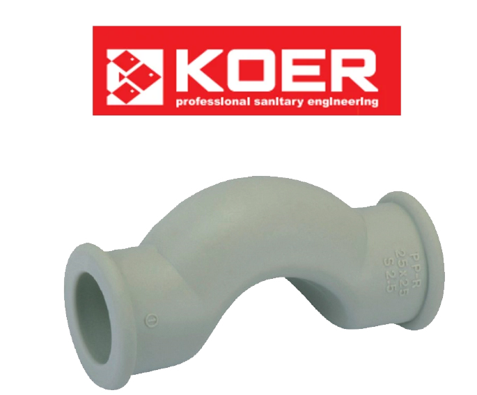 

KOER Обвод короткий - D20 PPR (Чехия) K0065.PRO, Серый