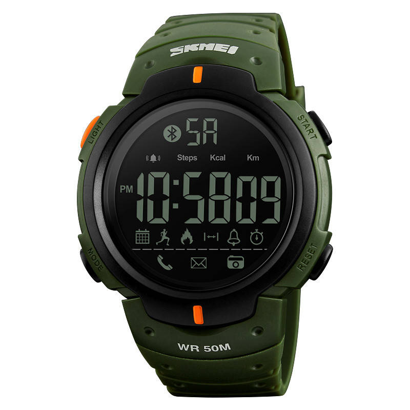 

Skmei 1301 зеленые мужские спортивные часы