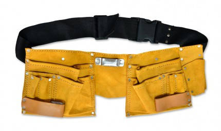 

Пояс для инструмента,Кожа,10 отделов,Technics,16-701,Киев