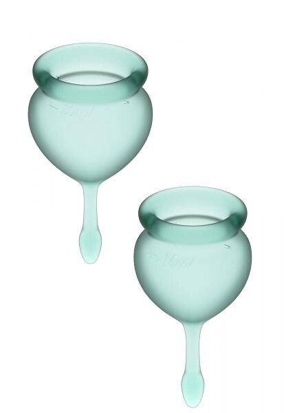 

Менструальные чаши 2 шт SATISFYER FEEL GOOD MENSTRUAL CUP GREEN