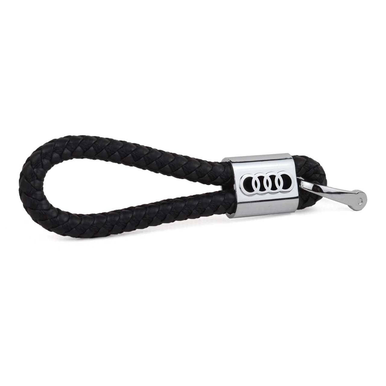 

Брелок с логотипом вашего авто Audi, Черный