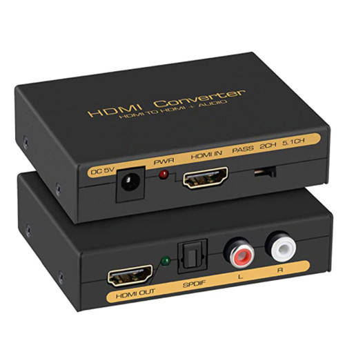 

Экстрактор аудио, преобразователь HDMI, SPDIF, Toslink, RCA, тюльпан