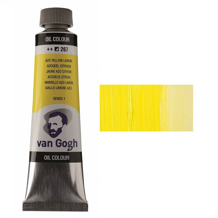 

Краска масляная Van Gogh (267) AZO Желтый лимонный, 40 мл, Royal Talens