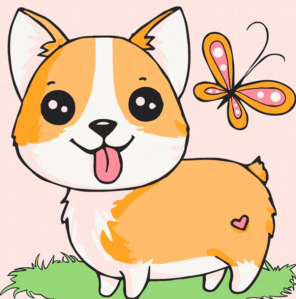 

Картина по номерам ArtCraft Щенок корги (15541-AC) 30 х 30 см (Без коробки)