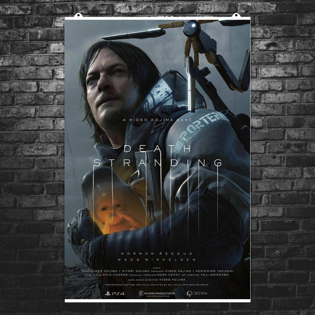 

Постер "Death Stranding. Сэм Портер Бриджес". Размер 60x93см (A1). Матовая бумага