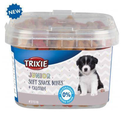 

Лакомства для щенков Trixie Junior Soft Snack Bones Витаминизированное с кальцием 140г.