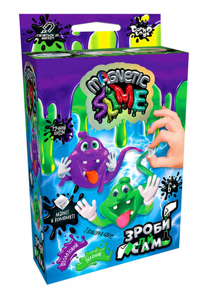 

Мини-набор для опытов Crazy Slime Magnetic Danko Toys slm-mg-02-01