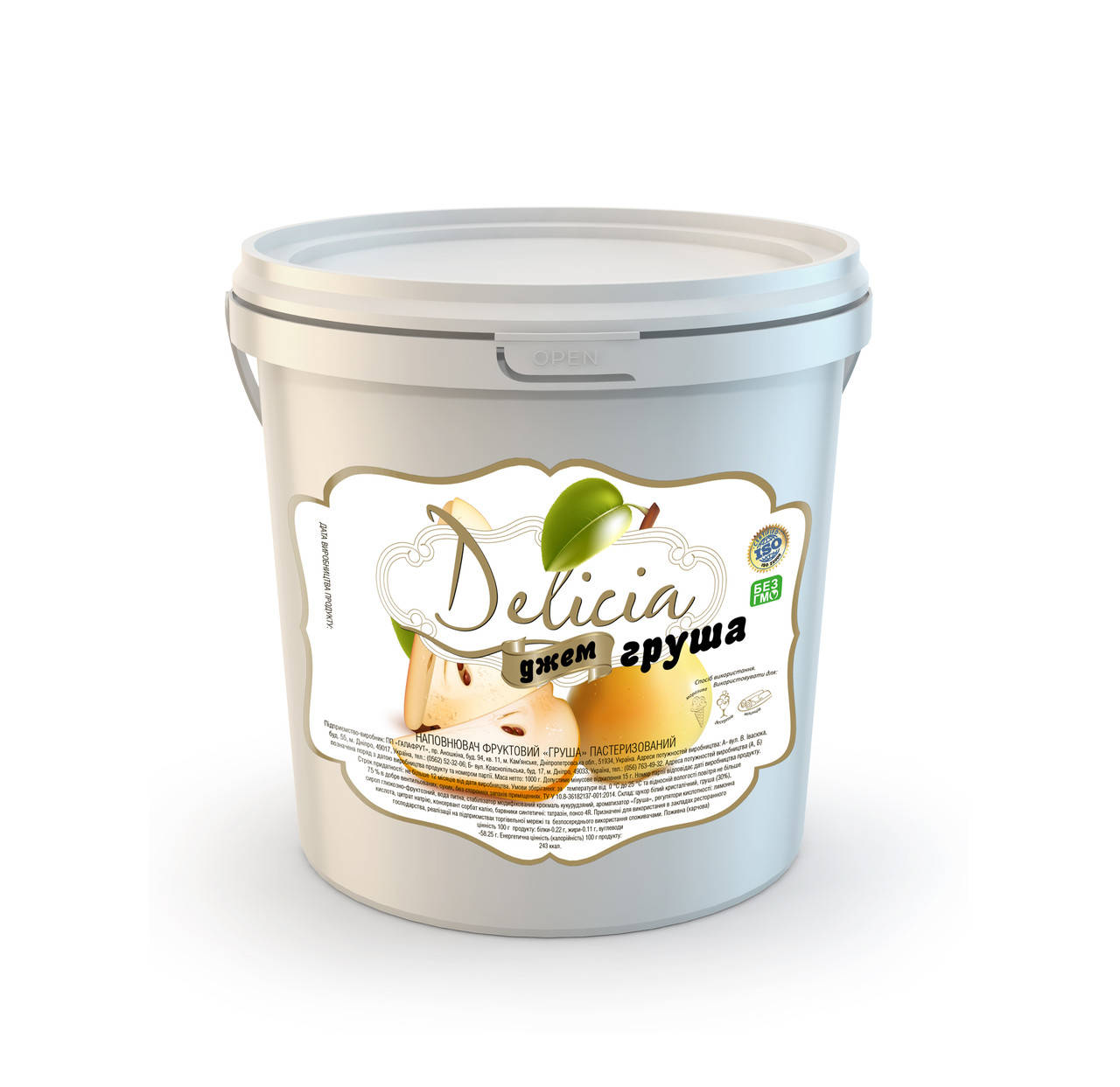 

Джем Груша Delicia 1000г