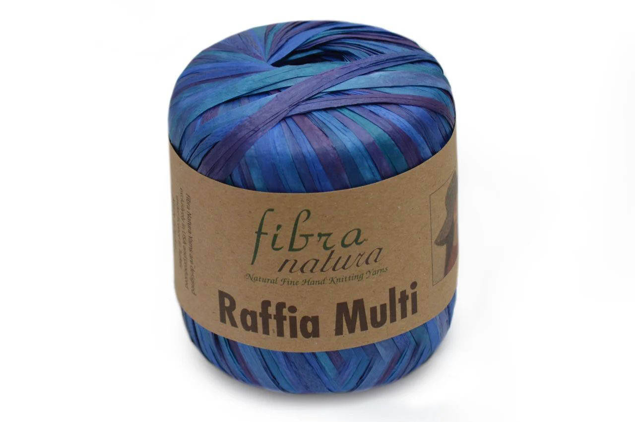 

FibraNatura Raffia Multi, № 117-08, Секционное крашение